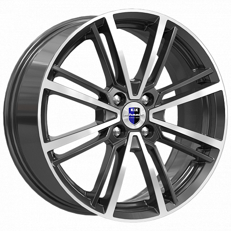 17x7 4x100 ET43 d.60,1 K&K Эрфурт-ориг. (КС903) алмаз черный