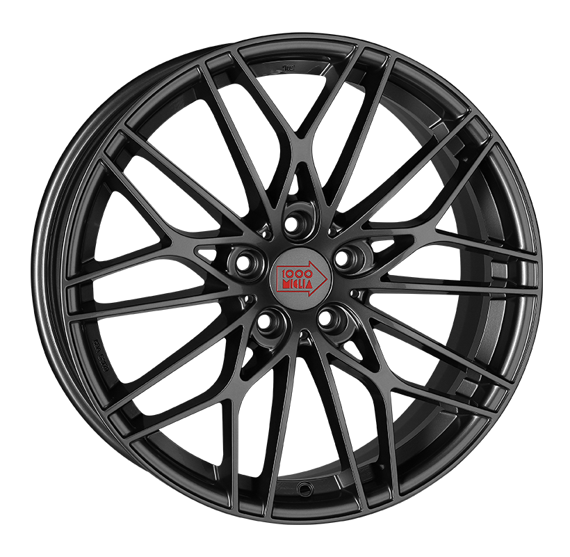 18x8 5x112 ET39 d.66,6 1000 MIGLIA MM1015 Dark Anthracite High Gloss