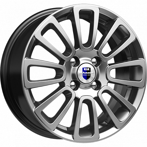 15x6 4x100 ET40 d.60,1 K&K Неман-оригинал (КС717) Дарк платинум