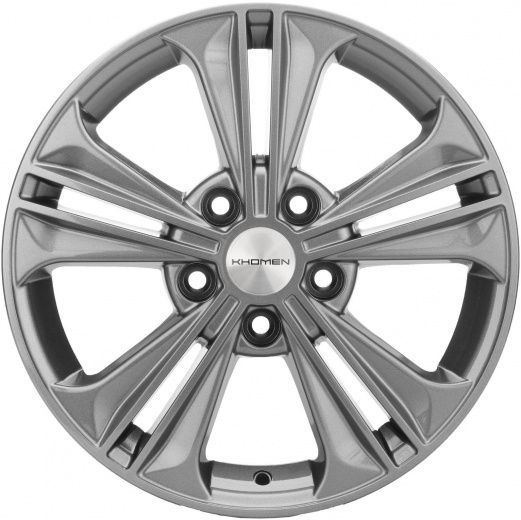 16x6 5x114.3 ET43 d.67,1 Khomen Wheels KHW1603 (Creta/Seltos) G-Silver