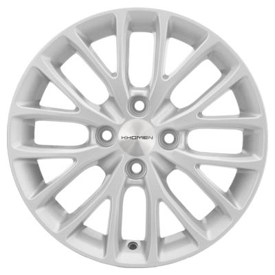 15x6 4x100 ET46 d.54,1 Khomen Wheels Cross-Spoke 506 (15_Rio II) F-Silver