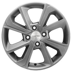 15   Khomen   KHW1501 Rio II  6.0*15 4*100 ET46 D54.1  GSILVER