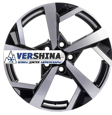 17x7 5x114.3 ET39 d.60,1 Khomen Wheels KHW1712 (RAV4) Black-FP