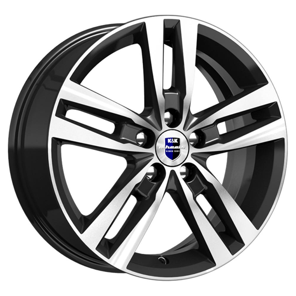 16x6,5 5x114,3 ET50 d.67,1 K&K Rassvet (КС868-13) алмаз черный